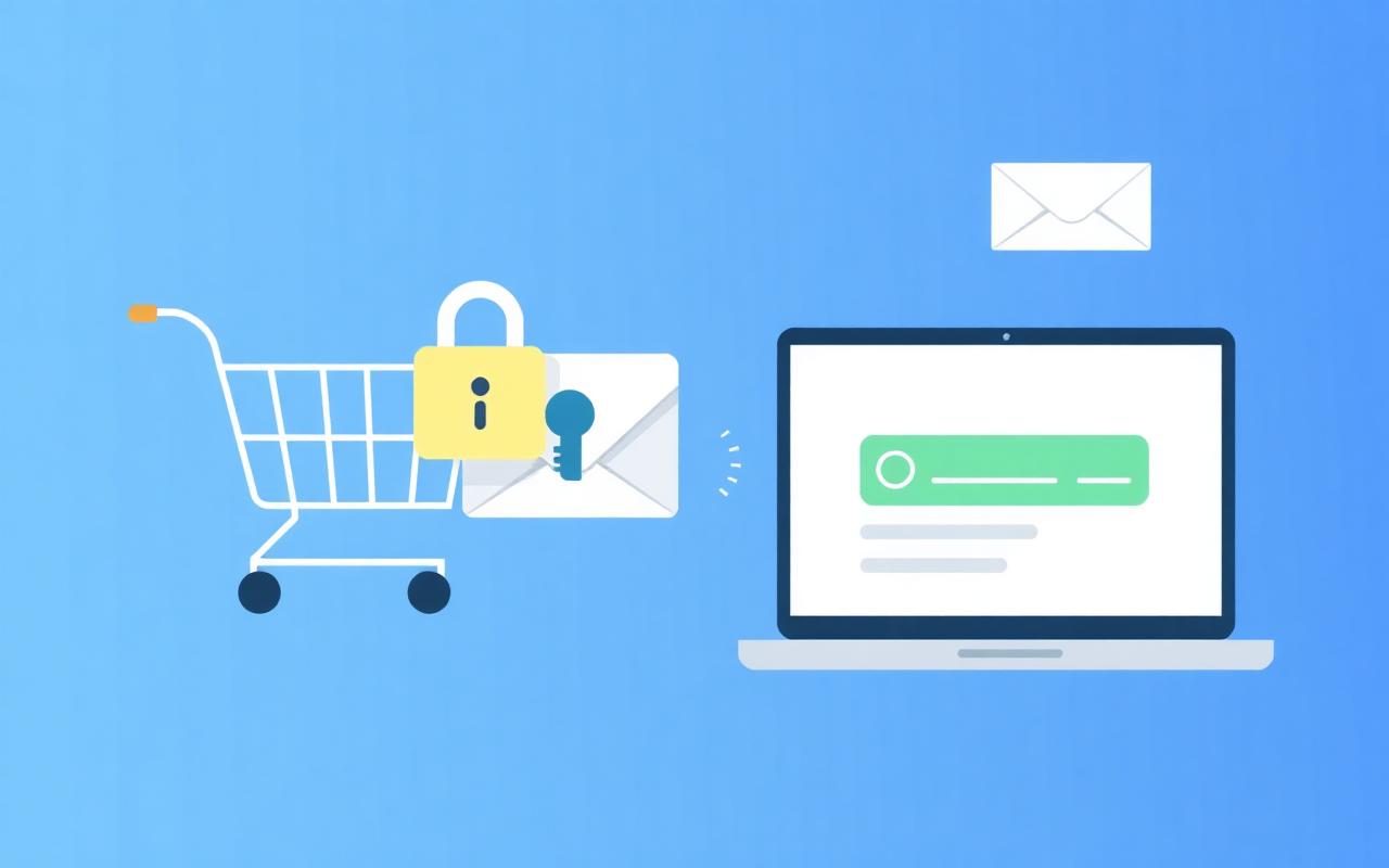 Entrega digital de una clave de Microsoft en el correo del cliente